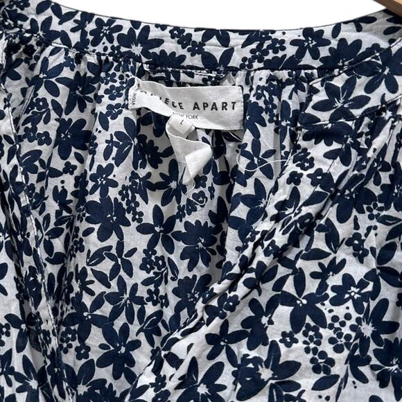 Apiece Apart Mitte Floral Poplin Mini Dress - Picture 4 of 7